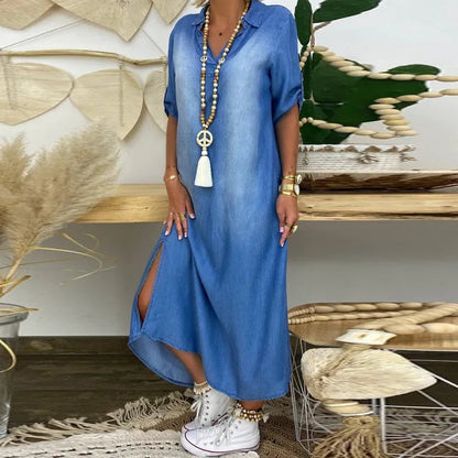 Korinna | V Neck Maxi Dress