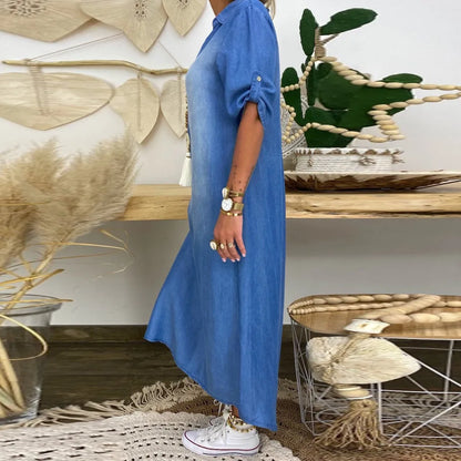Korinna | V Neck Maxi Dress