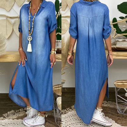 Korinna | V Neck Maxi Dress