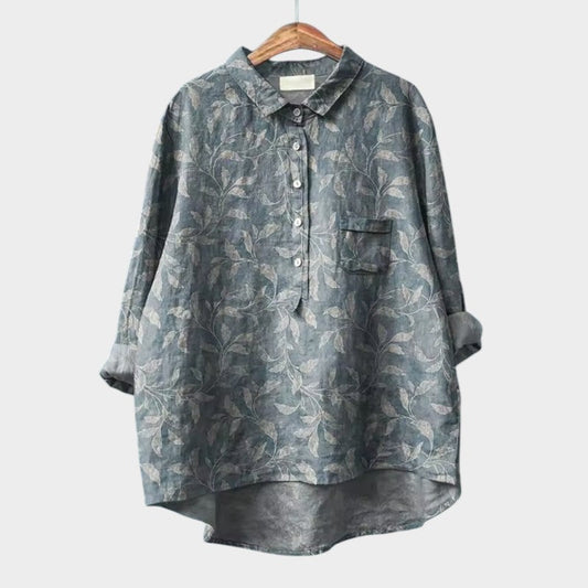 Lena | Premium Blouse with Lace Trim
