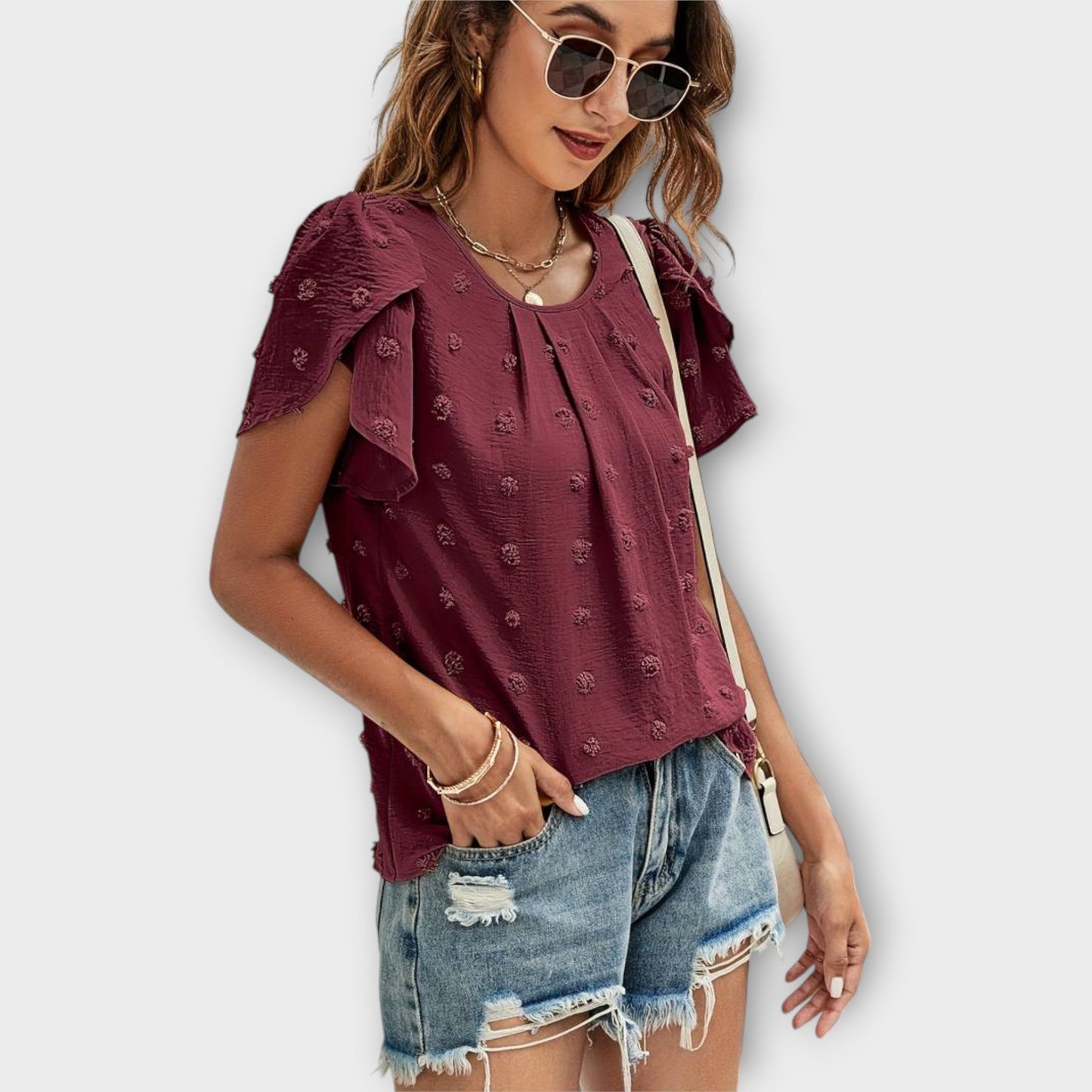 The Perfect Polka Dot Blouse